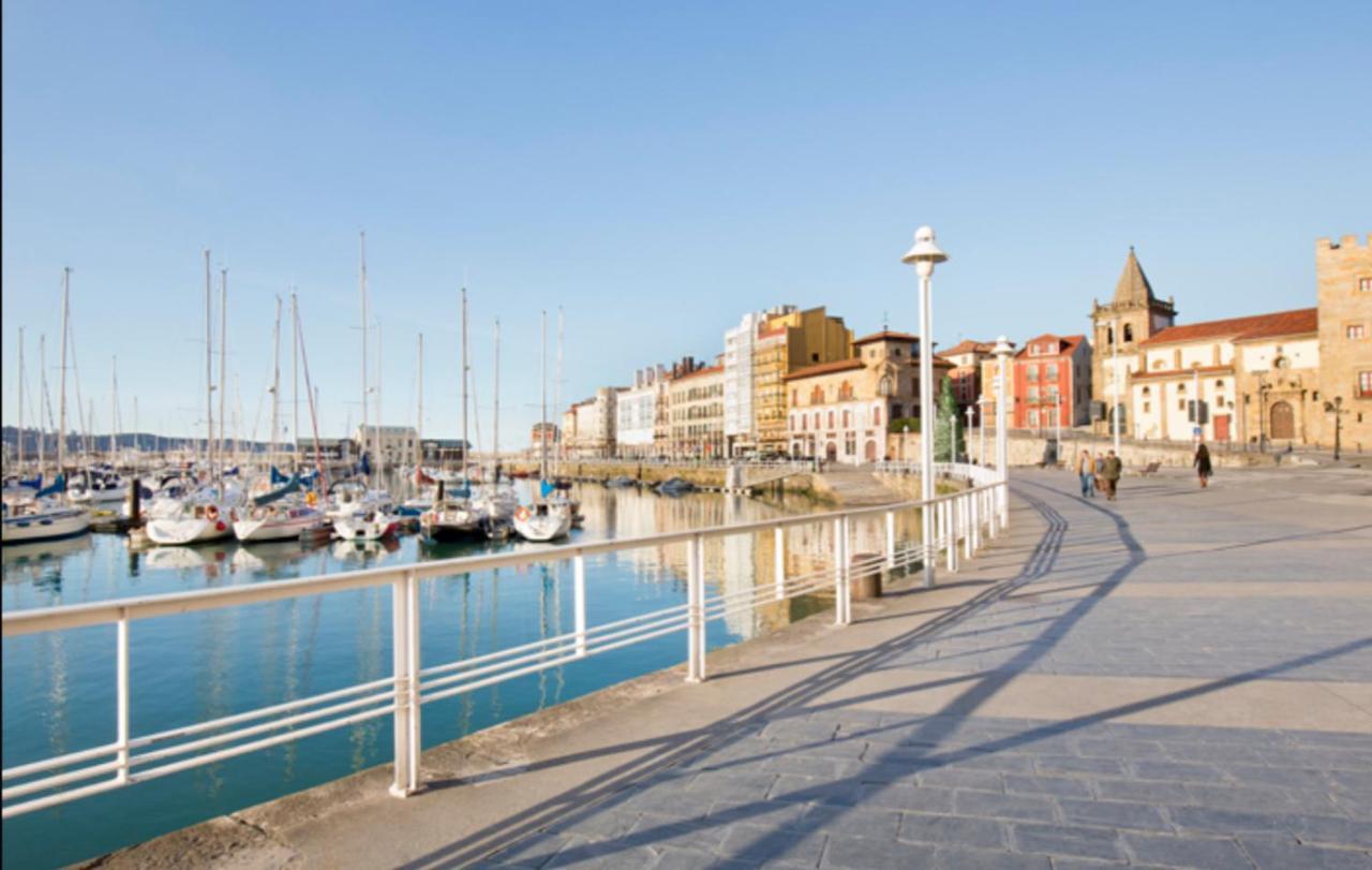 Apto. Vista Playa Poniente Gijon Exterior photo